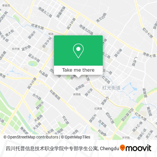四川托普信息技术职业学院中专部学生公寓 map