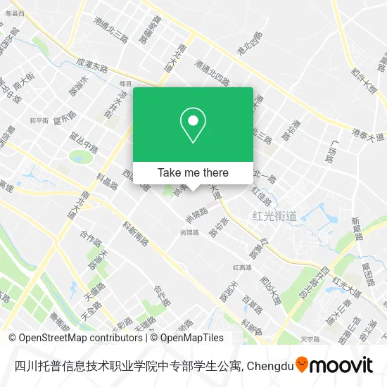 四川托普信息技术职业学院中专部学生公寓 map