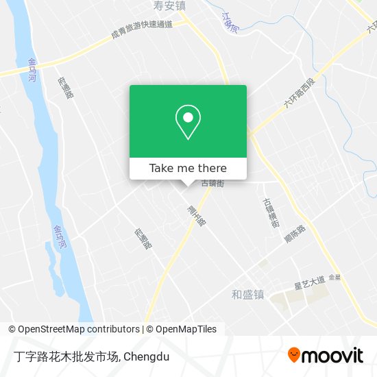 丁字路花木批发市场 map