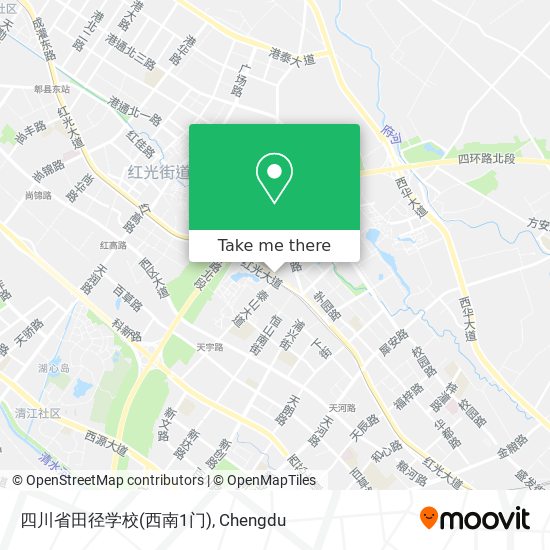 四川省田径学校(西南1门) map
