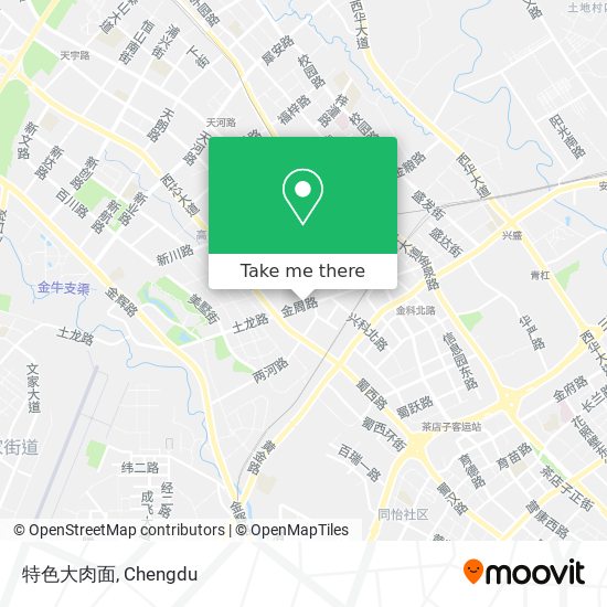 特色大肉面 map