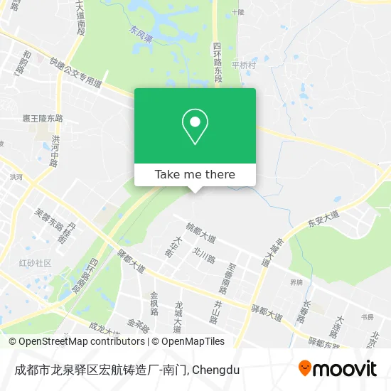 成都市龙泉驿区宏航铸造厂-南门 map