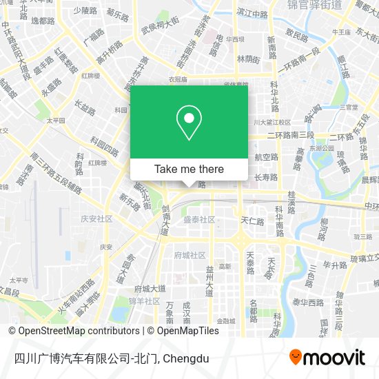 四川广博汽车有限公司-北门 map