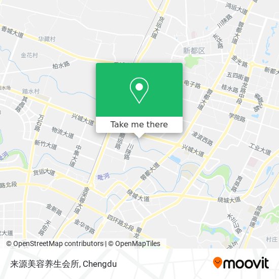 来源美容养生会所 map
