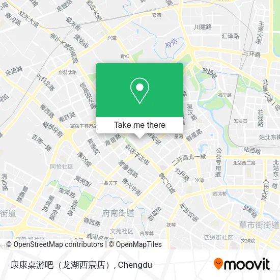 康康桌游吧（龙湖西宸店） map