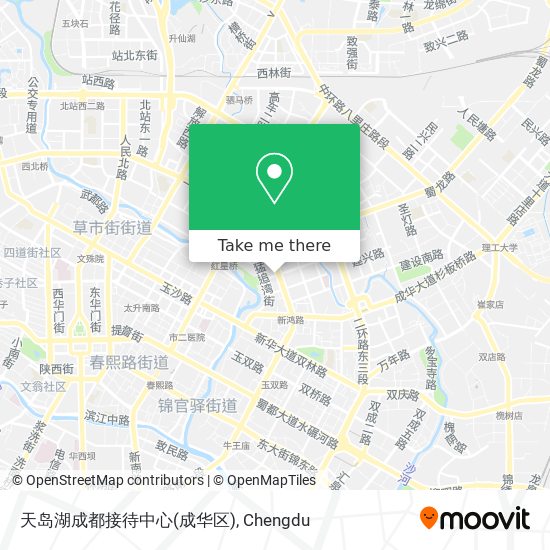 天岛湖成都接待中心(成华区) map