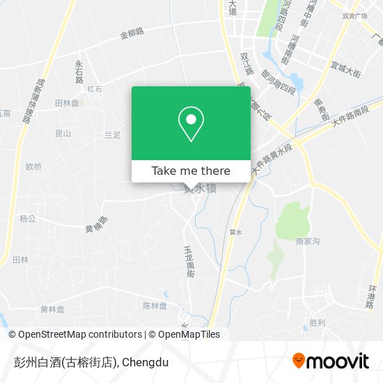 彭州白酒(古榕街店) map