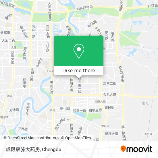 成毅康缘大药房 map