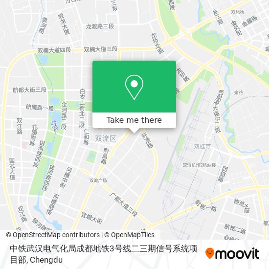 中铁武汉电气化局成都地铁3号线二三期信号系统项目部 map