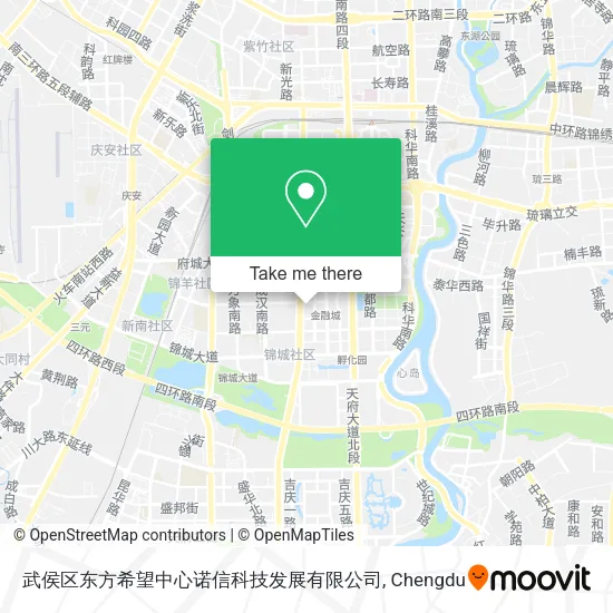 武侯区东方希望中心诺信科技发展有限公司 map