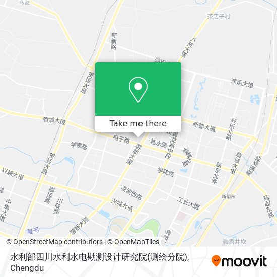 水利部四川水利水电勘测设计研究院(测绘分院) map