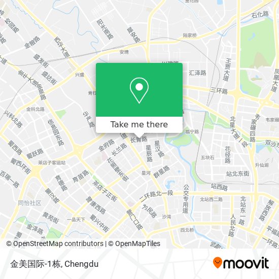 金美国际-1栋 map