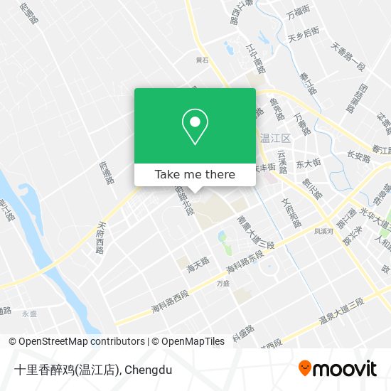 十里香醉鸡(温江店) map