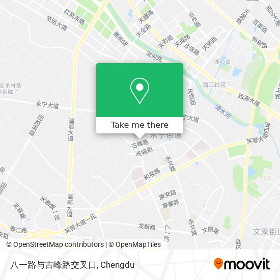 八一路与古峰路交叉口 map