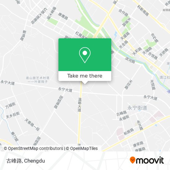 古峰路 map
