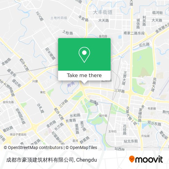 成都市豪顶建筑材料有限公司 map