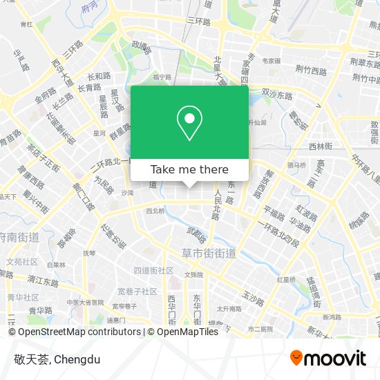 敬天荟 map