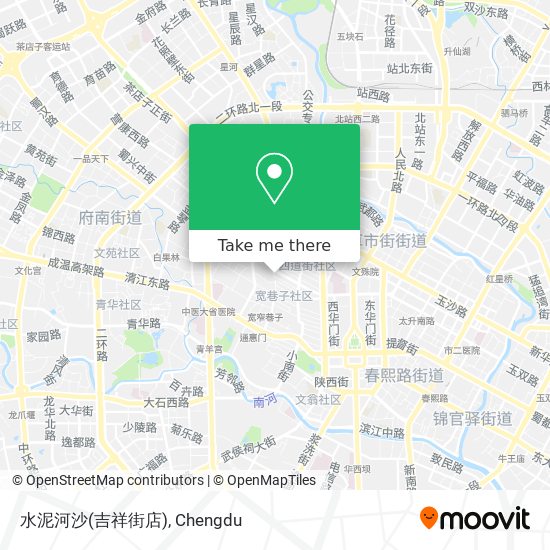 水泥河沙(吉祥街店) map