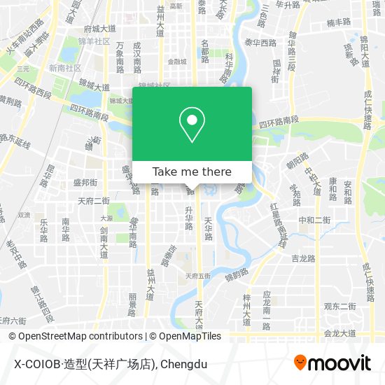 X-COIOB·造型(天祥广场店) map