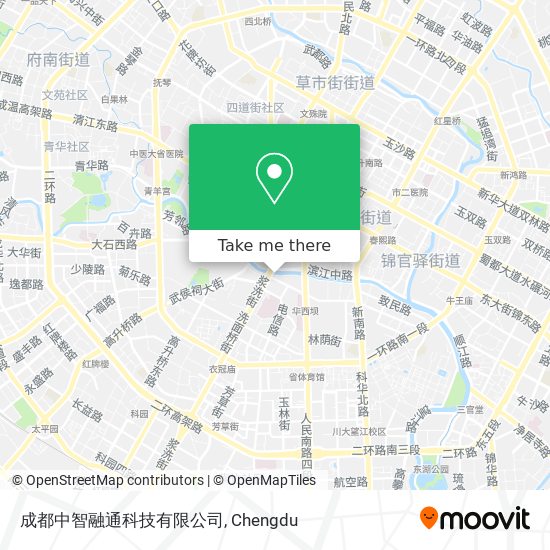成都中智融通科技有限公司 map