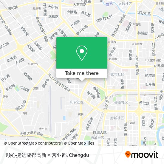 顺心捷达成都高新区营业部 map