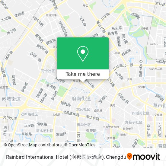 Rainbird International Hotel (润邦国际酒店) map