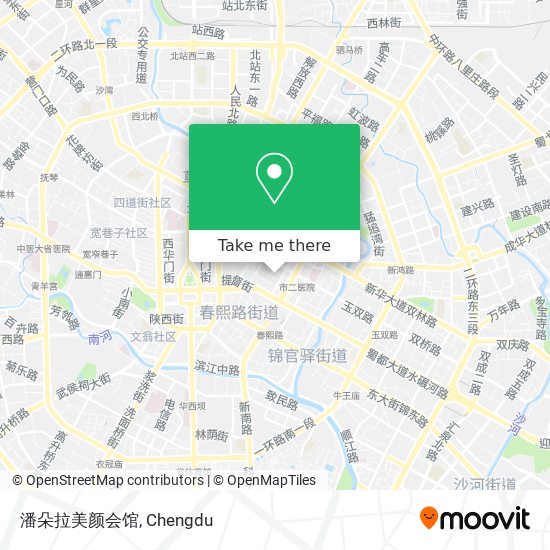 潘朵拉美颜会馆 map