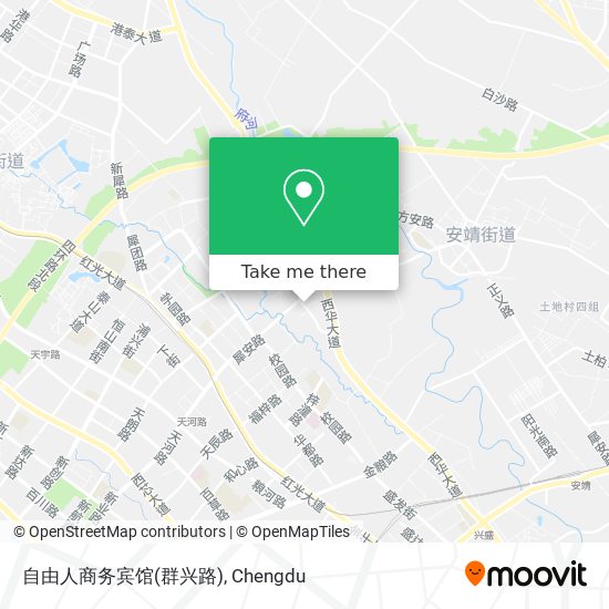 自由人商务宾馆(群兴路) map