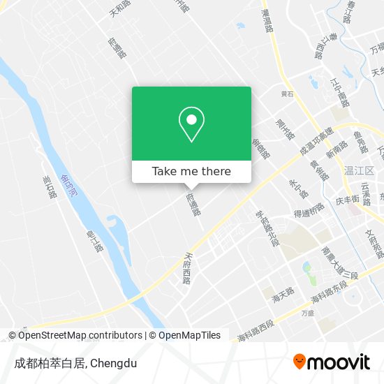 成都柏萃白居 map