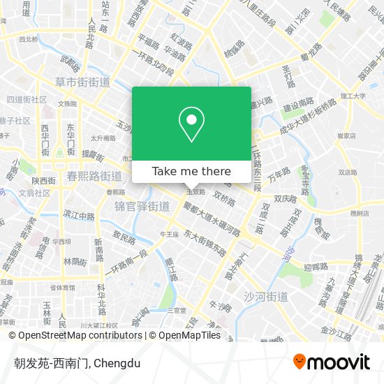 朝发苑-西南门 map