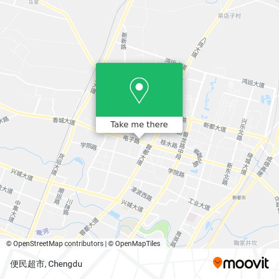 便民超市 map