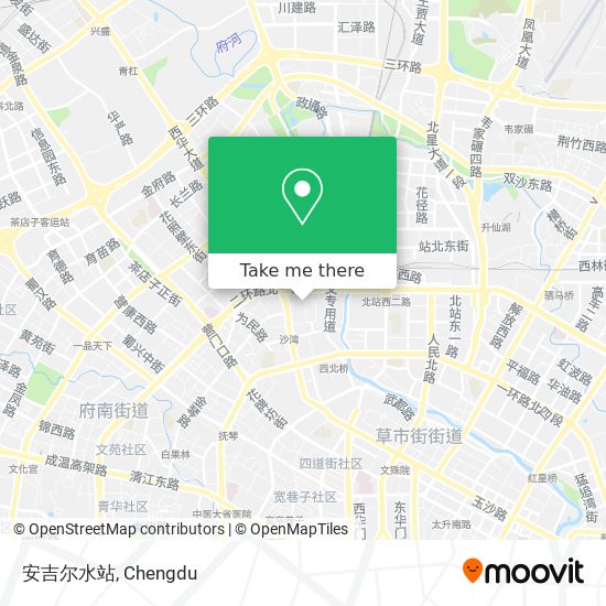 安吉尔水站 map