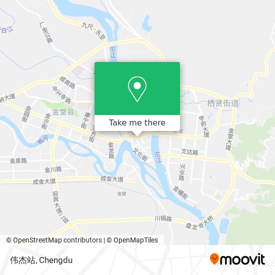 伟杰站 map