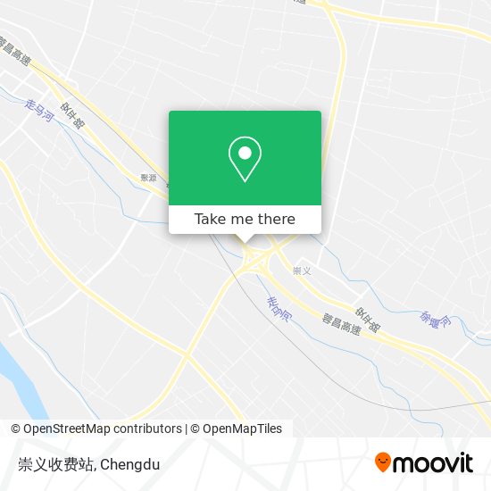 崇义收费站 map