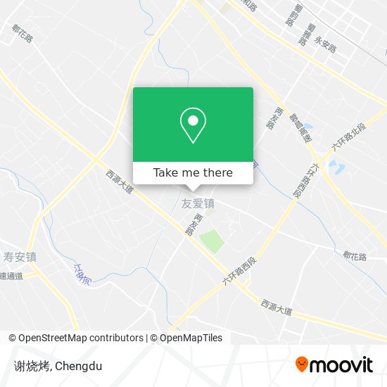 谢烧烤 map