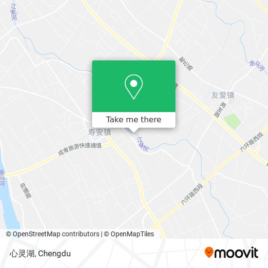 心灵湖 map