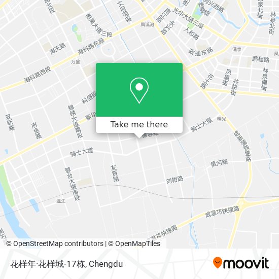 花样年·花样城-17栋 map
