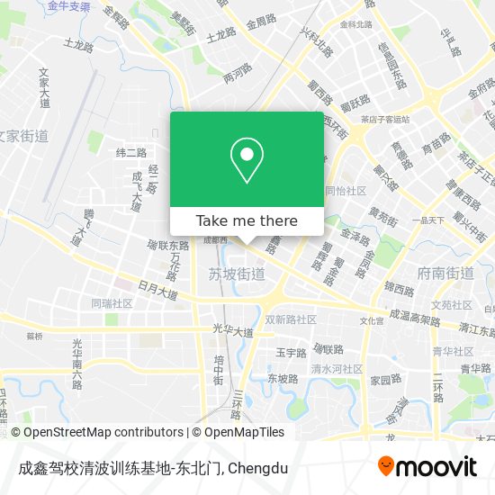 成鑫驾校清波训练基地-东北门 map