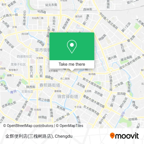金辉便利店(三槐树路店) map