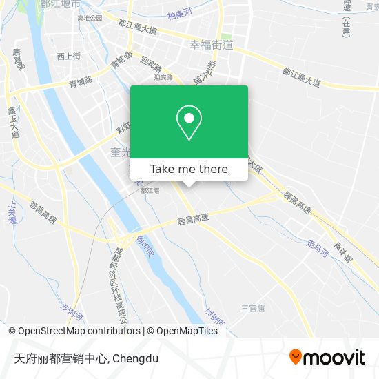 天府丽都营销中心 map