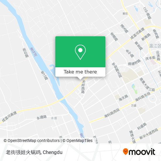 老街强娃火锅鸡 map