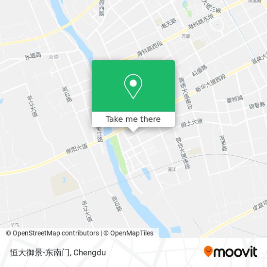 恒大御景-东南门 map