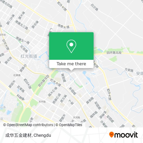 成华五金建材 map