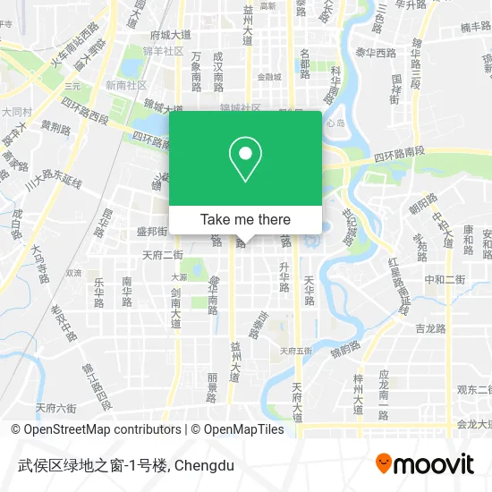 武侯区绿地之窗-1号楼 map