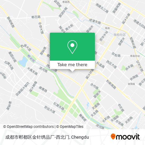 成都市郫都区金针绣品厂-西北门 map