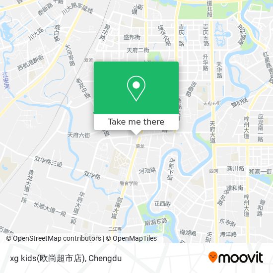 xg kids(欧尚超市店) map