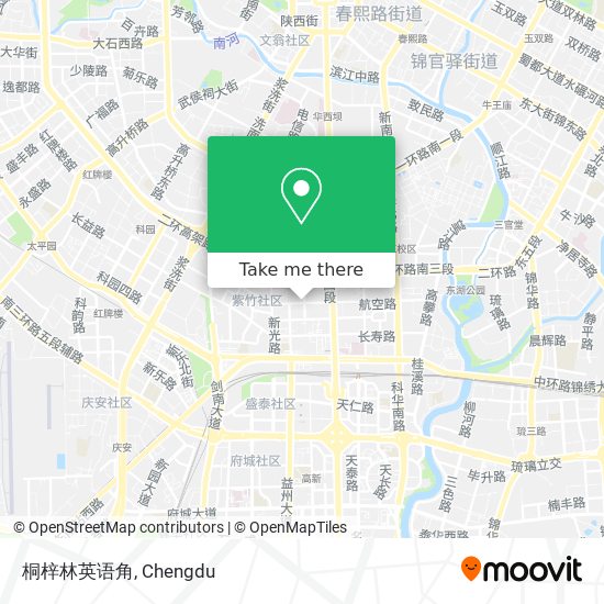 桐梓林英语角 map