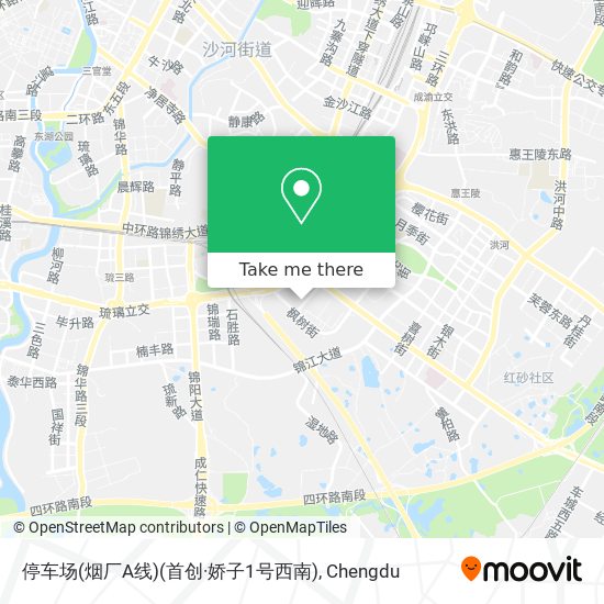 停车场(烟厂A线)(首创·娇子1号西南) map