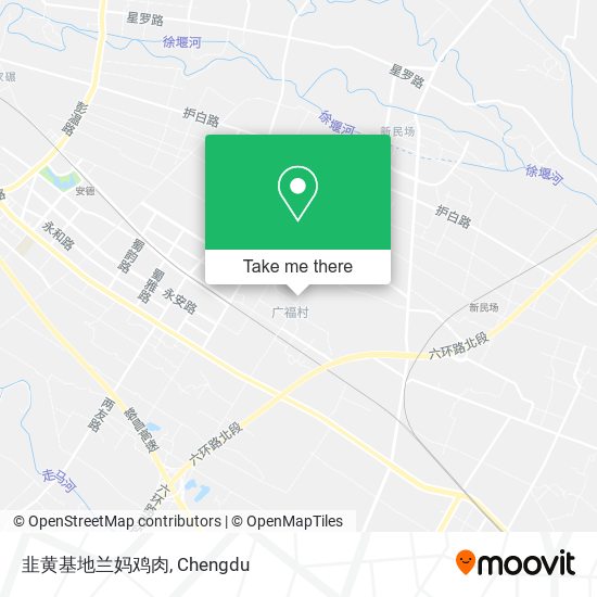 韭黄基地兰妈鸡肉 map