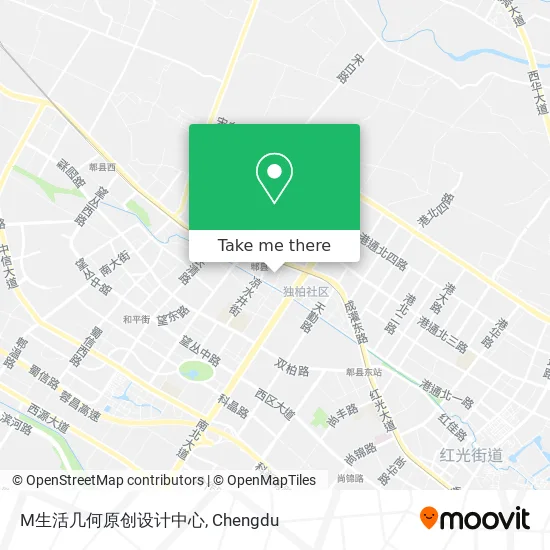 M生活几何原创设计中心 map
